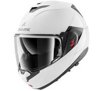 Shark OXO Flip Up Motorcycle Motorbike Helmet - Blank White