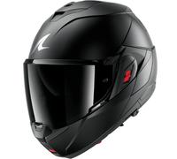 Shark OXO Flip Up Motorcycle Motorbike Helmet - Dark Shadow Matt Black