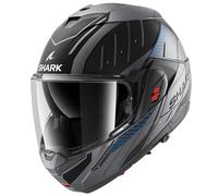 Shark OXO Flip Up Motorcycle Motorbike Helmet - Rydger Matt Anthracite / Black