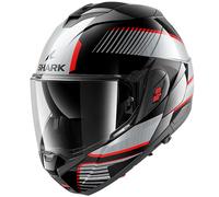 Shark OXO Flip Up Motorcycle Motorbike Helmet - Sikter Black / Anthracite / Red