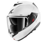 Shark OXO Flip Up Motorcycle Motorbike Helmet - SP Lyne White / Silver