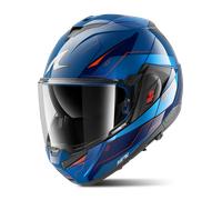Shark OXO Mekarium Modular Helmet Blue/Chrome/OrangeM Blue,Chrome,Orange