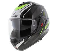 Shark Oxo Modular Helmet Rydger - Gloss Black White Fluo Yellow