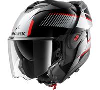 Shark Oxo Sikter Black Chrome Silver Flip Front Motorcycle Helmet Urban Riding