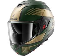 Shark OXO Sikter, flip up helmet XL Matt Green/Gold/Black