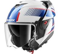 Shark Oxo system helmet motorcycle helmet Sikter white red blue (XL)