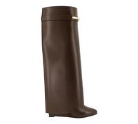 Rubber Rain Boots - female - Givenchy - High Boots - Brown - 5 UK - Shoes 5 UK