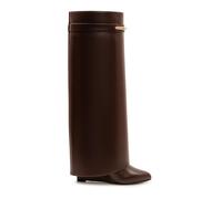 Shark Pinch Boots - female - Givenchy - High Boots - Brown - 5 UK - Shoes 5 UK