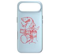 Shark Playing Drums Fish Drummer Beach Rock Musician Case for iPhone Air