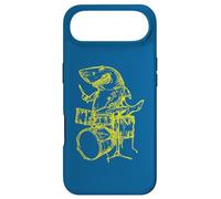 Shark Playing Drums Fish Drummer Beach Rock Musician Case for iPhone Air