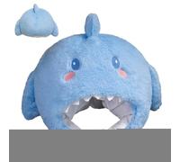 Shark Plush Costume Hat - Under The Sea Fish Novelty Hat,Soft Breathable Animal Head Cover for Stage Dress up Role Playing Festival Halloween Party Carnival Performances