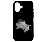 Shark Police Police officer Police hat Case for iPhone 16