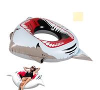 Shark Pool Tube, Inflatable Swim Ring, Large Pool Float