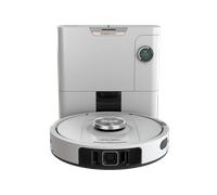 Shark PowerDetect Self-Empty Robot Vacuum Cleaner with 3D & LiDAR Navigation, Anti-Allergen & Anti-Odour Base, NeverStuck Obstacle Bypass, Carpets, Hard Floor & Pet Hair, WiFi/App/Alexa, White