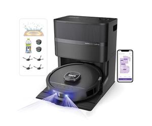 Shark PowerDetect UV Reveal Robot Mop and Vacuum, Black, AV3020XEUK