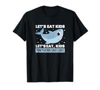 Shark Punctuation Grammar English Teacher T-Shirt