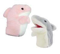 Shark Puppet - Plush Fabric Toy, Shark Puppet Play | Engaging Handheld Animal Character Encouraging Imagination Speech Confidence Through Classroom House Family Story Preschool Entertainment