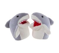Shark Puppet, Realistic Design, 25x20cm, Plush Animal Hand Puppet, Children's Animal Glove Toy, Soft Plush Material, For Classroom Playroom Daycare Family Bath Fun