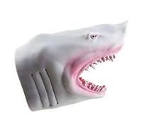Shark Puppet, Soft Rubber Shark Hand Puppets, Interactive Realistic Animal Hand Puppets Head Glove Toy, Educational Cartoon Animals Sharks Head Puppet Hands Toy Role Play Props, for Kids Adults
