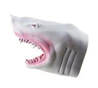 Shark Puppet Toy - Realistic Soft Rubber Hand Figure, Predator Storytelling Prop, Flexible Aquatic Accessory | Interactive Animal Head for Kids Bath Pool & School Classroom Playroom