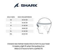 Shark Race-R Pro Aspy Helmet, black-red, size XS