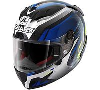 Shark, Race R Pro Aspy Motorcycle Helmet Black Blue Yellow KBY, M