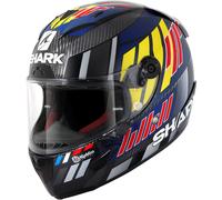 Shark Race-R Pro Carbon Replica Zarco Speedblock Helmet, blue/red, size XS (53/54)