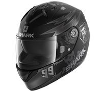 SHARK RIDILL 1.2 CATAL BAD BOY BLACK ANTHRACITE MOTORCYCLE MOTORBIKE BIKE HELMET