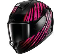 SHARK, RIDILL 2 ASSYA Integral Motorcycle Helmet Black/Pink KVV, XS