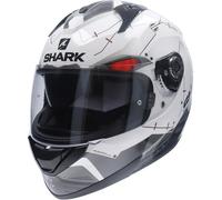 SHARK RIDILL MECCA full face helmet white-black-red XS