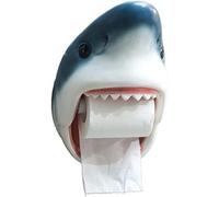 Shark Roll Holders Resin Dolphin Paper Towel Dispenser Toilet Bathroom Shelf Holder Wall-mounted Bath Decoration,B