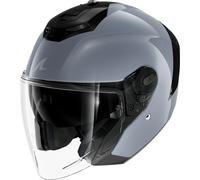 Shark RS Jet Blank Jet Helmet, black-grey, size M for Men
