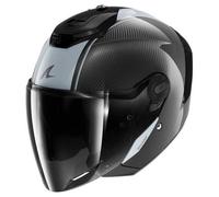Jet Helmet Shark RS JET CARBON SKIN Carbon Silver Carbon