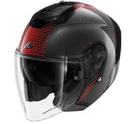 Jet Helmet Shark RS JET CARBON IKONIK Carbon Red Chrom