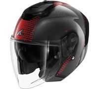 Jet Helmet Shark RS JET CARBON IKONIK Carbon Red Chrom