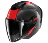 Shark RS Jet Carbon Skin, open face helmet M Black/Red