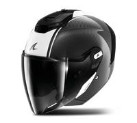 Shark RS Jet Carbon Skin Open Face Helmet White/BlackXS White,Black