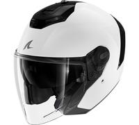 Shark RS Jet Motorcycle Motorbike Helmet - Blank Gloss White