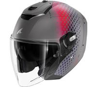 Jet Helmet Shark RS JET STRIDE Mat Silver Violet Blue