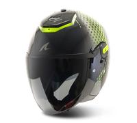 Shark RS Jet Stride Open Face Helmet Black/Yellow/SilverXS Black,Yellow,Silver