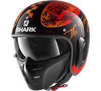 Shark S-Drak 2 Tripp In Jet Helmet, black/red, size XS (53/54)