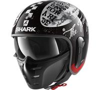 Shark S-Drak 2 Tripp In Jet Helmet, black/white, size XS (53/54)
