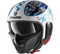 Shark S-Drak 2 Tripp In Jet Helmet, white/black, size XS (53/54)