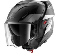SHARK SHARK - Helmet Oxo Mekarium Anthracite / Chrom / Black M