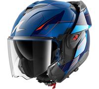 SHARK SHARK - Helmet Oxo Mekarium Blue / Chrom / Orange M