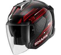 Jet Helmet Shark SKWAL i3 JET LIGHT-BLUR Black Red White