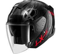 Shark Skwal Jet Shiever Ece Open Face Helmet Black XS