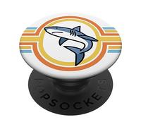 Shark - Sharks Cute Funny Marine Biology Ocean Kawaii PopSockets Swappable PopGrip