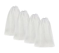 Shark Shooter 4 Pieces Premium Nylon Mesh Chum Bag for Enhanced Fishing Attraction 12 x18 inch Chum Bag with Drawstring