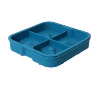 Shark Silicone Ice Mold, Silicone Ice Molds with Removable Lid, Cube Trays Molds with Sealing Lid, Flexible Non-Stick Design, Easy to Release, 15x15x3cm, for Cocktail, Baby Food